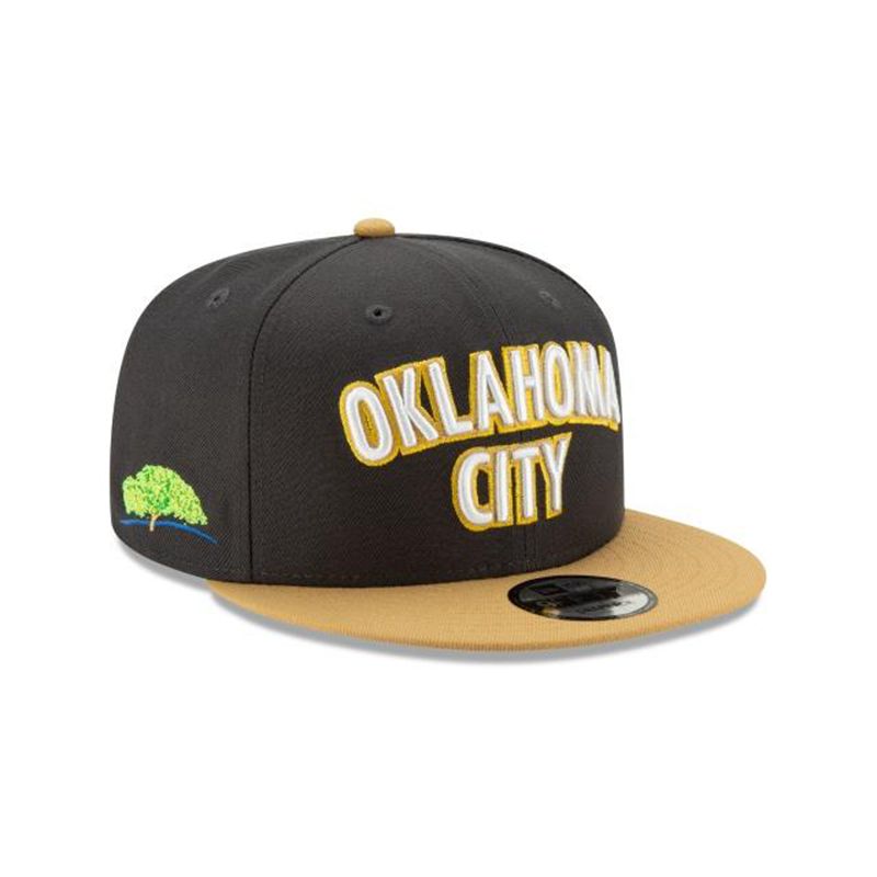 NBA Oklahoma City Thunder 2019 Authentics City Series 9Fifty Snapback (WJZ1458) - Grey New Era Caps